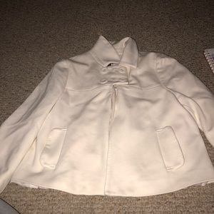 White pea coat- worn once